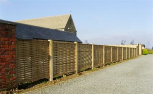 oak fencing post